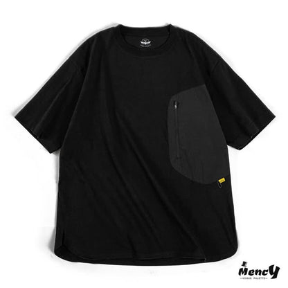 Gorpcore 異素材ポケットパッチワーク　マウンテンTシャツ