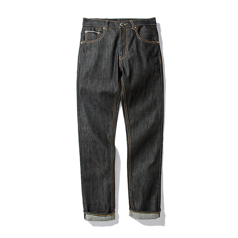 Washed & raw denim type 2 13.5oz red ear jeans