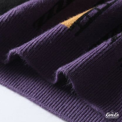 ヴィンテージライクジャガード織ニットセーター